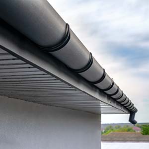 Black Seamless Gutters - Click to view gutter options
